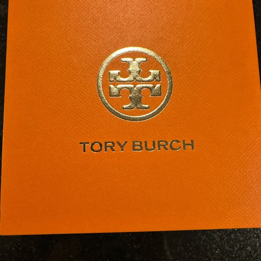 Tory Burch Silver-Tone Stainless Steel Logo Bracelet Watch